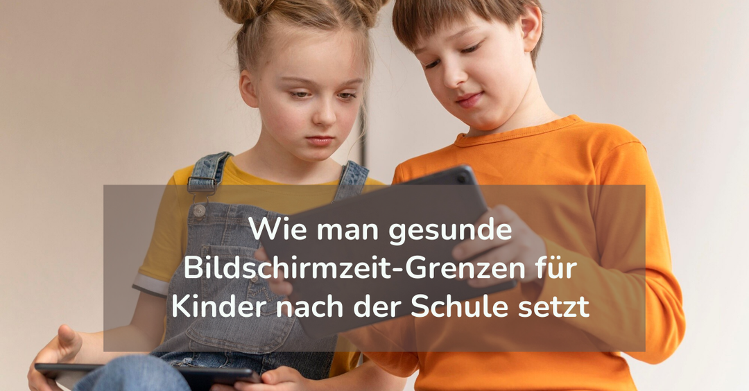 Wie man gesunde Bildschirmzeit-Grenzen für Kinder nach der Schule setzt