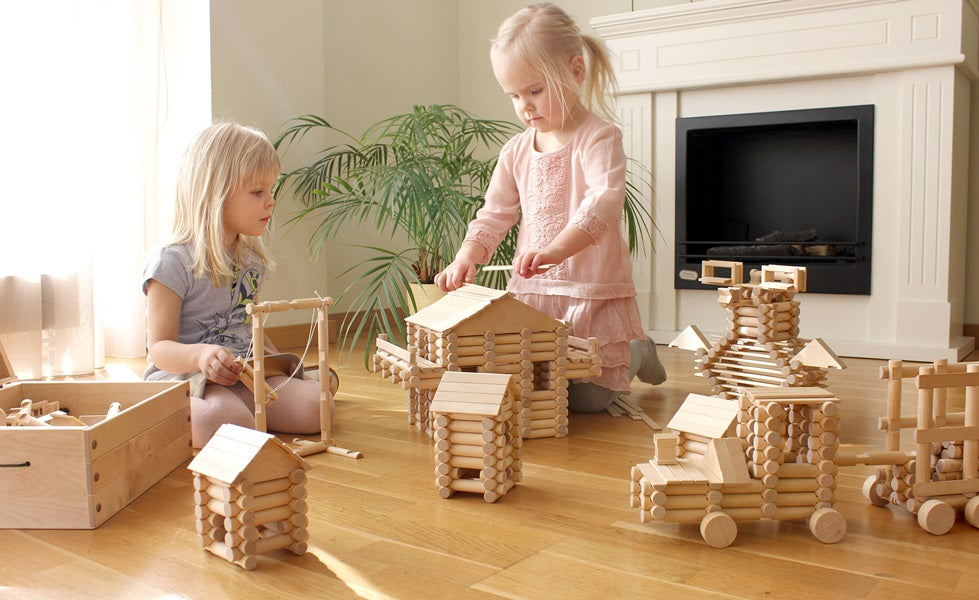 Natureich Holzspielzeug Montessori Häuser Lernen Intelligenz