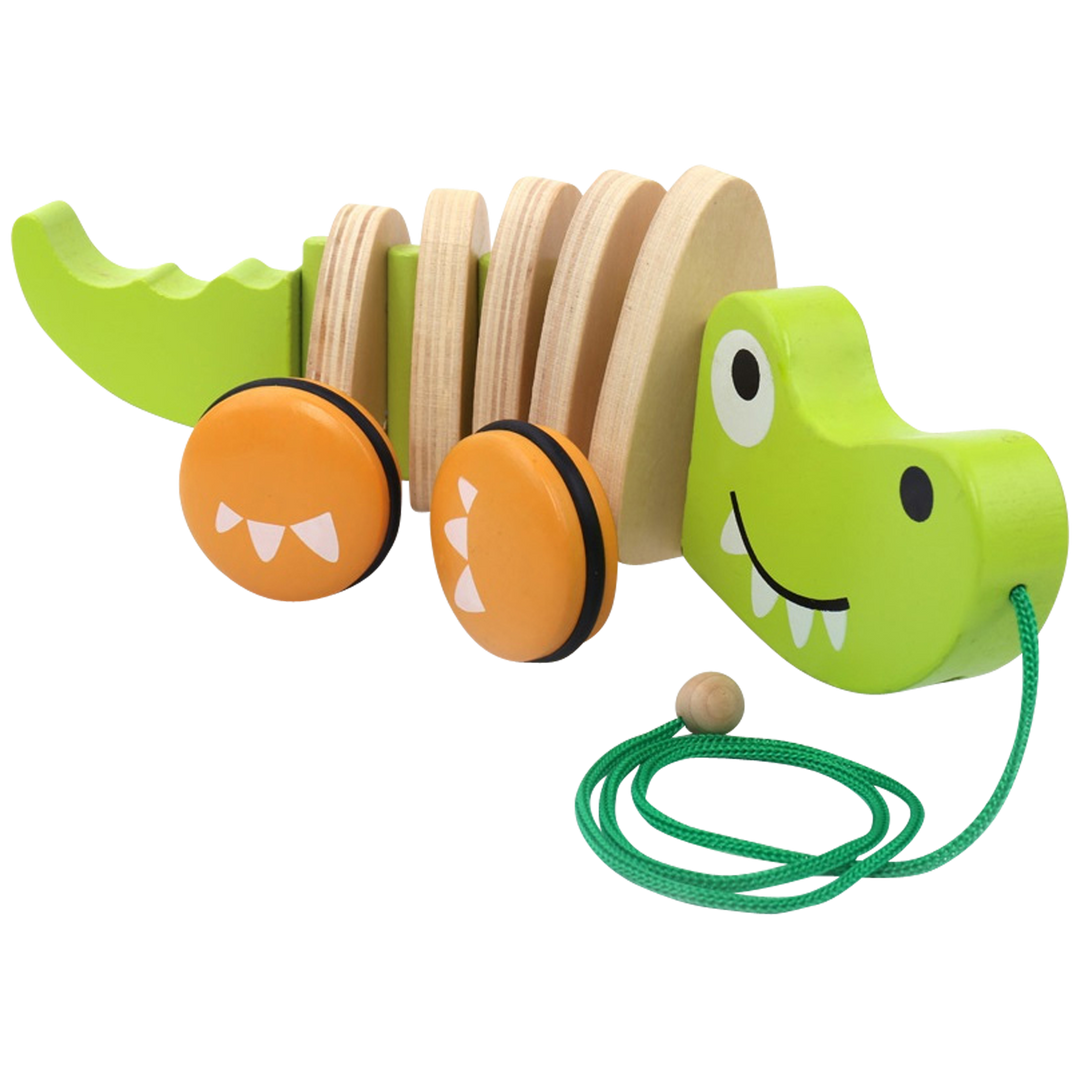 Bedienungsanleitung für Natureich Krokodil Nachziehspielzeug aus Holz